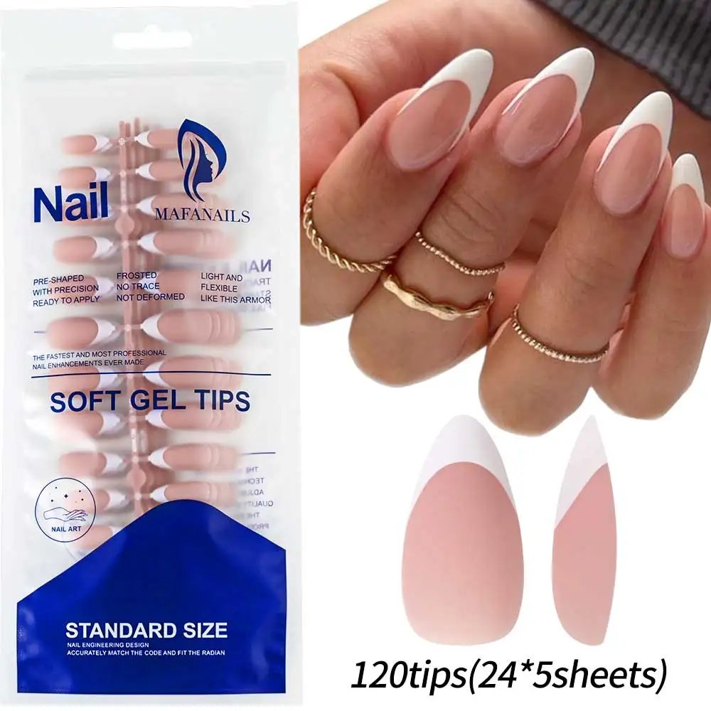 120pcs matte almond