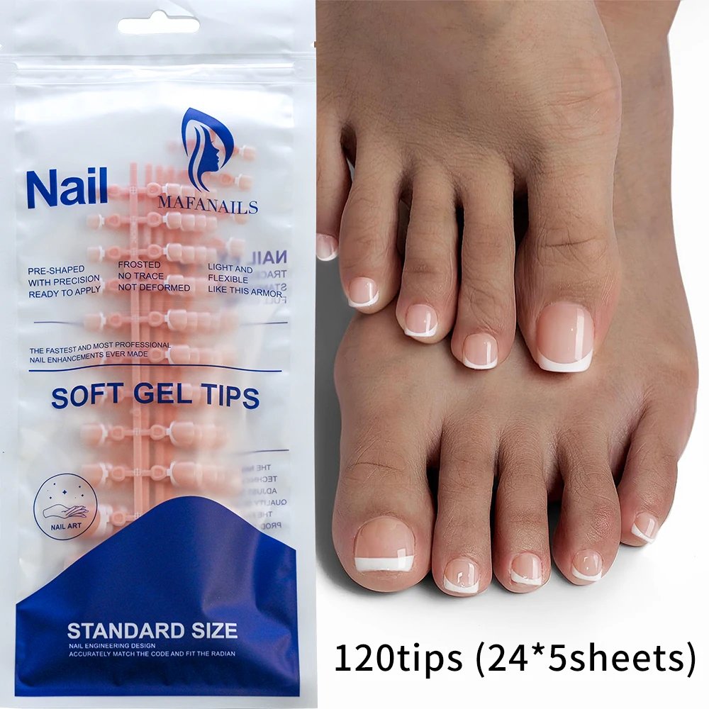 120pcs toenails