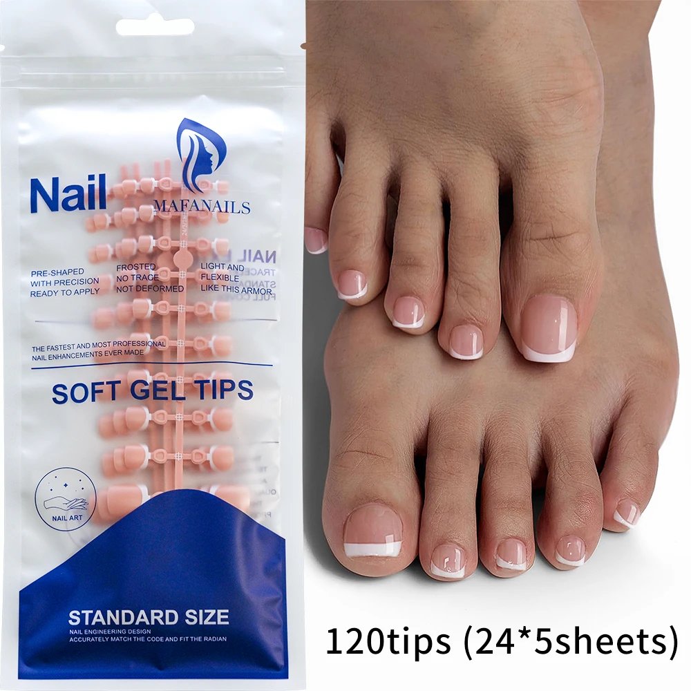 120pcs toenails