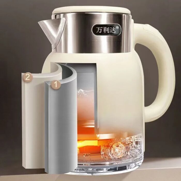Intelligent Constant Temperature Electric Kettle 1500w Stainless Steel Electric Kettle Household 1.8L Portable Electric Kettle - Image 3