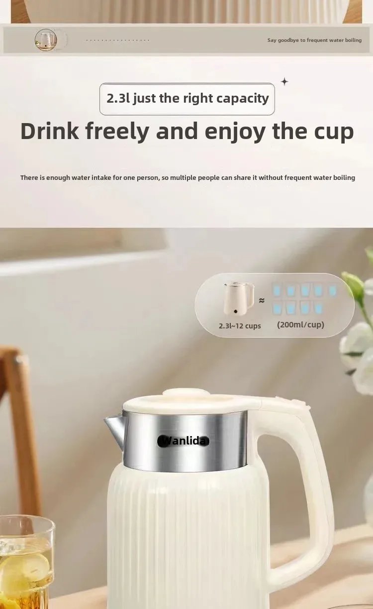 Intelligent Constant Temperature Electric Kettle 1500w Stainless Steel Electric Kettle Household 1.8L Portable Electric Kettle