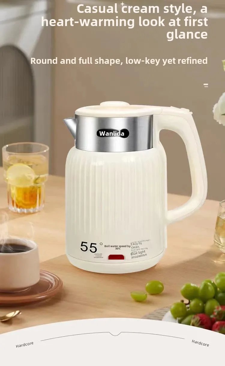 Intelligent Constant Temperature Electric Kettle 1500w Stainless Steel Electric Kettle Household 1.8L Portable Electric Kettle