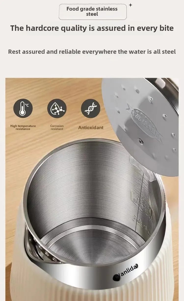 Intelligent Constant Temperature Electric Kettle 1500w Stainless Steel Electric Kettle Household 1.8L Portable Electric Kettle