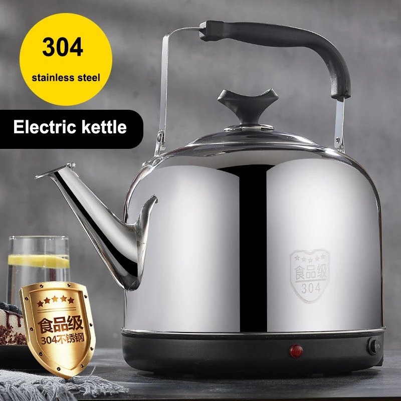 5L Large Capacity 304 Stainless Steel Electric Kettle Whistle Automatic Power Off Insulation Electric Kettle Household Teapot