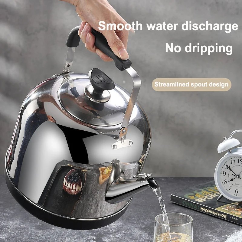 5L Large Capacity 304 Stainless Steel Electric Kettle Whistle Automatic Power Off Insulation Electric Kettle Household Teapot