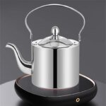 Kitchen Cookware Water Kettles, Thickening 304 Stainless Steel, Electromagnetic Furnace Teapot with Tea Filter Mesh - Image 6