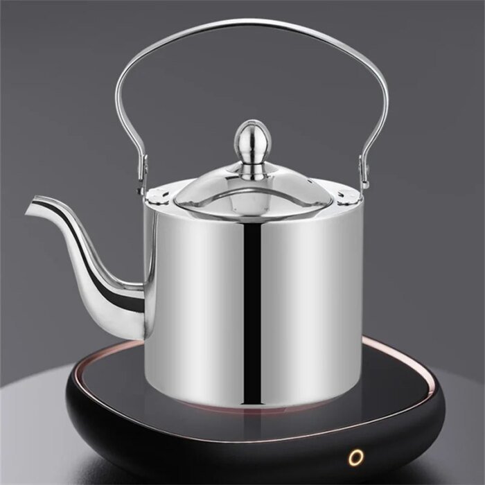 Kitchen Cookware Water Kettles, Thickening 304 Stainless Steel, Electromagnetic Furnace Teapot with Tea Filter Mesh - Image 6