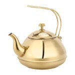 2L Stainless Steel Teapot Exquisite Pot Kettle Boiling Water Kettle Induction Cooker Teapot with Infuser Filter Kitchen Home