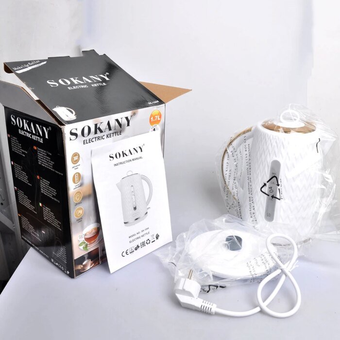 Houselin Electric Kettle, with Fast Boil and Boil Dry Protection, 1.7 Litre Double Wall Hot Water Boiler Heater , 2000 W - Image 2