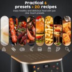 1400W Smart Air Fryer Oven 9L Large Capacity 360 Degree Hot Circulation Transparent Window Healthy Cook Home Kitchen Appliance - Image 2