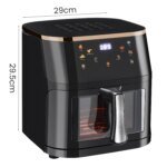 1400W Smart Air Fryer Oven 9L Large Capacity 360 Degree Hot Circulation Transparent Window Healthy Cook Home Kitchen Appliance - Image 6