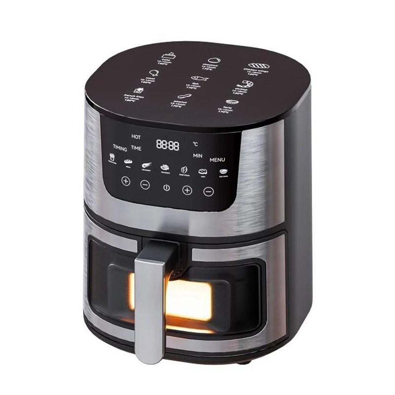Smart Air Fryer Electric visual window 7L Oil-free Air Fryer Automatic Household Kitchen 360°Baking Convection Oven Air Fryers