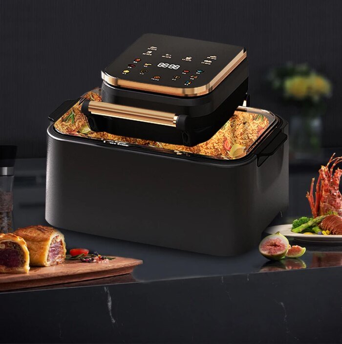 Air fryer household new large-capacity visual non-turning multi-functional micro-steaming and baking all-in-one machine - Image 6