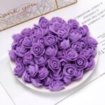 100-1000Pcs Foam Rose Flower Heads Artificial DIY Gifts Teddy Bear Bouquet Wedding Valentines Day Home 3.5cm Floral Decorations - Image 5