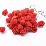 100-1000Pcs Foam Rose Flower Heads Artificial DIY Gifts Teddy Bear Bouquet Wedding Valentines Day Home 3.5cm Floral Decorations - Image 3