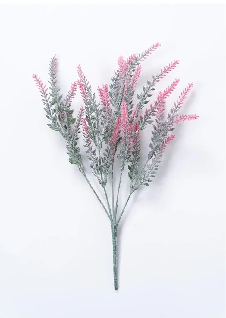 A Bunch of Provence Lavender Plastic Artificial Flowers False Plants Wedding Home Outdoor Garden Decoration Table Decoration
