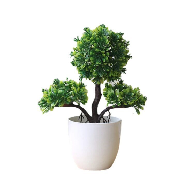 1pc Artificial Plants Bonsai Small Tree Simulation Plants Fake Flowers Table Potted Ornaments Home Decoration Hotel Garden Decor - Image 5