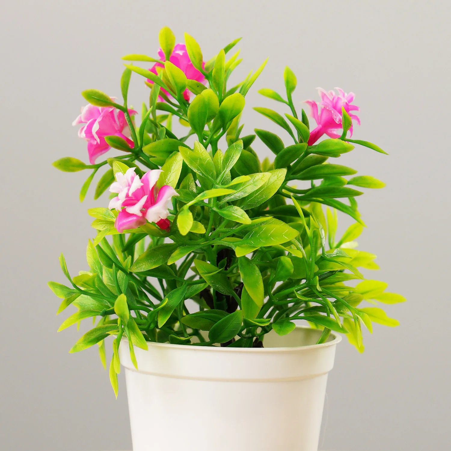 Small Fake Flowers Simulated Tree Office Artificial Plants Bonsai Pot Plants for Table Potted Ornament Office Garden Desk Decor