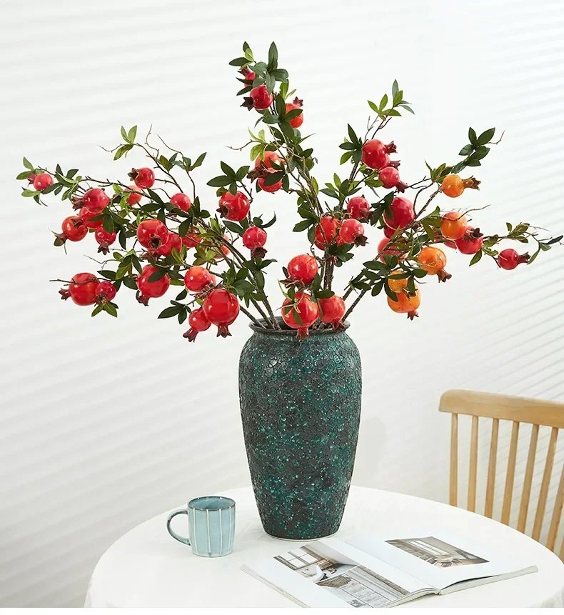 Artificial Plants for Home Decoration Fake Fruits Bonsai Tree Garden Decoration Plantas Artificiales Wall Hanging Decor