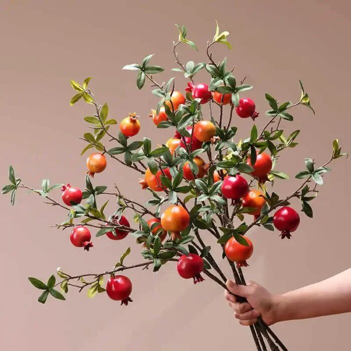 Artificial Plants for Home Decoration Fake Fruits Bonsai Tree  Garden Decoration  Plantas Artificiales  Wall Hanging Decor - Image 1
