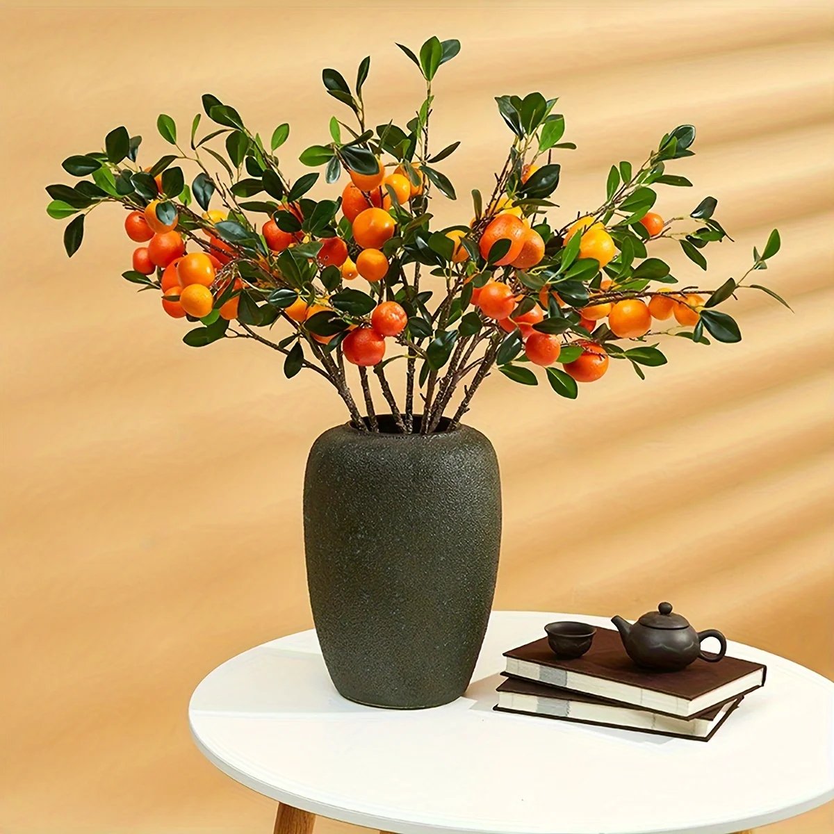 Artificial Plants for Home Decoration Fake Fruits Bonsai Tree Garden Decoration Plantas Artificiales Wall Hanging Decor