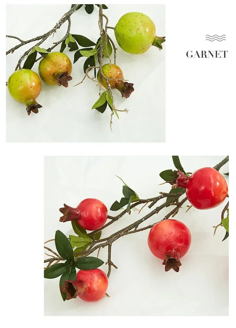Artificial Plants for Home Decoration Fake Fruits Bonsai Tree Garden Decoration Plantas Artificiales Wall Hanging Decor
