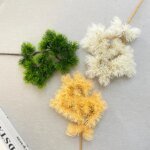 Plastic Artificial Pine Cypress Plant Bonsai Desktop Garden Plastic tree Branch - Image 3