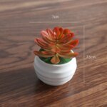 Mini Artificial Aloe Plants Bonsai Small Simulated Tree Pot Plants Fake Flowers Office Table Potted Ornaments Home Garden Decor - Image 5