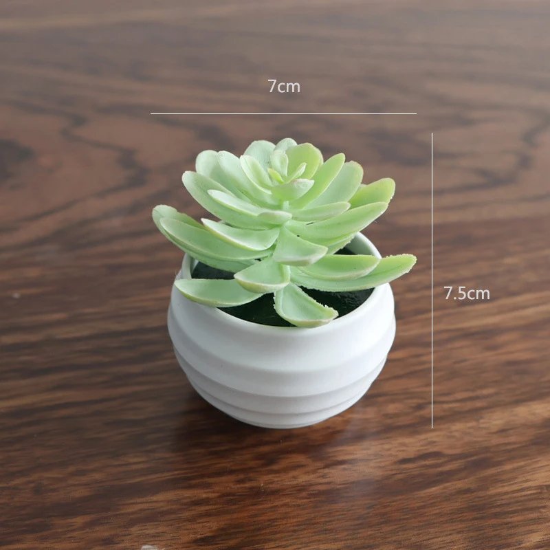 Mini Artificial Aloe Plants Bonsai Small Simulated Tree Pot Plants Fake Flowers Office Table Potted Ornaments Home Garden Decor