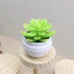 Mini Artificial Aloe Plants Bonsai Small Simulated Tree Pot Plants Fake Flowers Office Table Potted Ornaments Home Garden Decor - Image 4