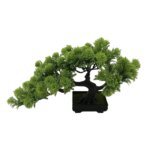 Artificial Bonsai Pine Tree Simulation Potted Plants Desktop Display Tree for Bookshelf Living Room Windowsill Decoration - Image 6