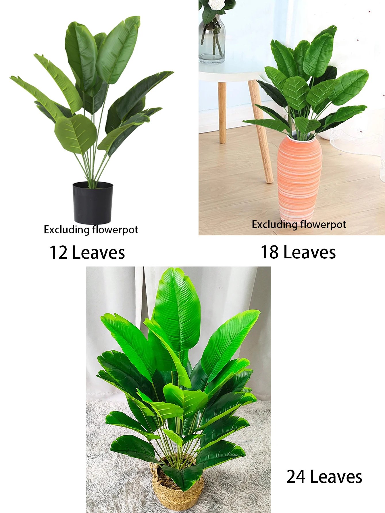 1pc Large Artificial Areca Palm Plant In Pot Plant Faux Tropical Plants Tall Table Palm Tree Home Office Decoration Floor Decor
