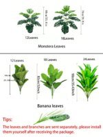 1pc Large Artificial Areca Palm Plant In Pot Plant Faux Tropical Plants Tall Table Palm Tree Home Office Decoration Floor Decor - Image 5