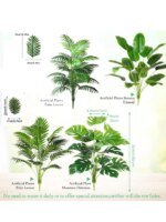 1pc Large Artificial Areca Palm Plant In Pot Plant Faux Tropical Plants Tall Table Palm Tree Home Office Decoration Floor Decor - Image 3