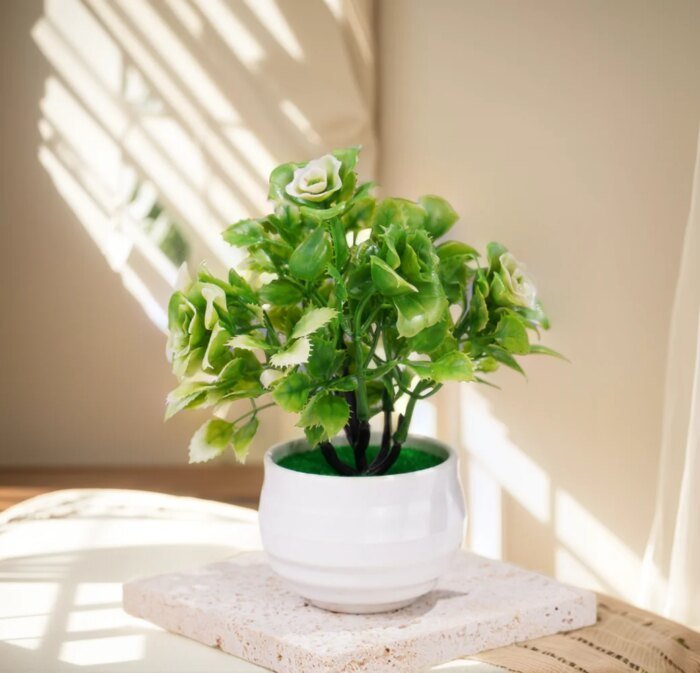 Small Simulated Tree Artificial Plants Bonsai Pot Plants for Office Table Potted Ornament Office Home Desk adornos decorativos - Image 2