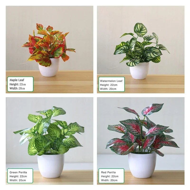 Artificial Plants Bonsai Fake Plants Home Decoration Accessories Plant Plant Pot Office Decoration Living Room Decoration