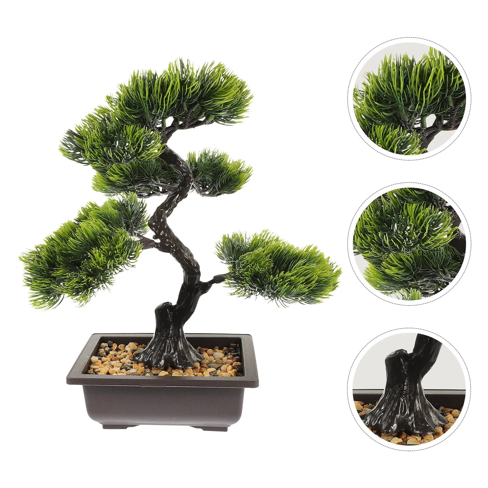 Artificial Bonsai Medium Stone Small Fake Plant Pot Fake Plants for Artificial Bonsai Tree Home Office Desk Small Plant Artificial Bonsai Medium Stone Small Fake Plant Pot Fake Plants for Artificial Bonsai Tree Home Office Desk Small Plant