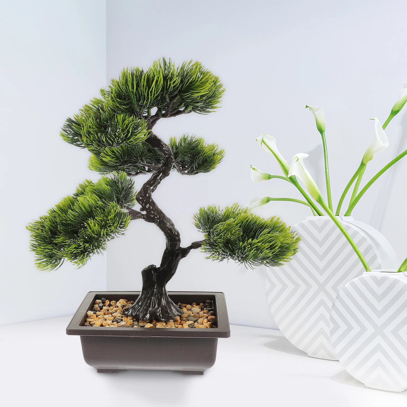 Artificial Bonsai Medium Stone Small Fake Plant Pot Fake Plants for Artificial Bonsai Tree Home Office Desk Small Plant Artificial Bonsai Medium Stone Small Fake Plant Pot Fake Plants for Artificial Bonsai Tree Home Office Desk Small Plant