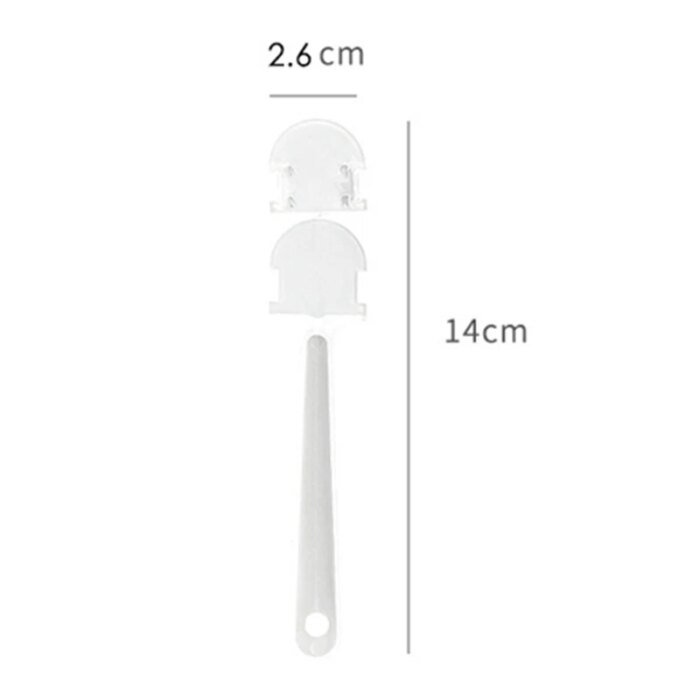 100pcs Transparent Handle for Hand Fan DIY Christmas Craft Supplies Child Handmade Material Wedding Party Favors Plastic Fans - Image 6