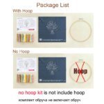 Animal Landscape Stitching Sewing Kit Included Hand Embroidery Kit For Adults Embroidery Kit Accessories & Hoop Gift - Image 2