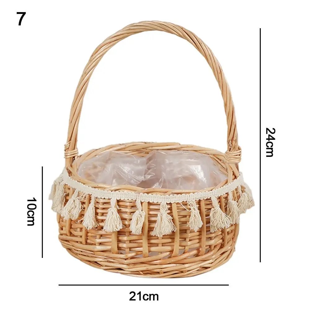 Small Flower Basket Flower Arrangement Basket Willow Rattan Woven Basket Wicker Half Moon Storage With Handle Flower Baskets Small Flower Basket Flower Arrangement Basket Willow Rattan Woven Basket Wicker Half Moon Storage With Handle Flower Baskets