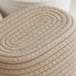 Simple Desktop Storage Baskets Lid Handmade Woven Remote Control Organize Boxs Multifunctional Sundries Cosmetics Container Item - Image 5