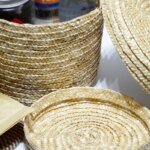 14/16/18/22cm Grass Hand-woven Storage Basket With Lid Weaving Snack Sundries Cosmetics Storage Box Household Storage - Image 6