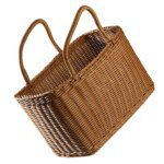 Basket Woven Wicker Storage Baskets Bag Picnic Rattan Flower Beach with Handle Straw Market Fruit Tote for Gift Hand Shopping - Image 6