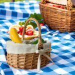 Handmade Wicker Basket with Handle Sundries Pastoral Style Picnic Storage Basket Hand Woven Rattan Flower Basket Home Decoration - Image 4