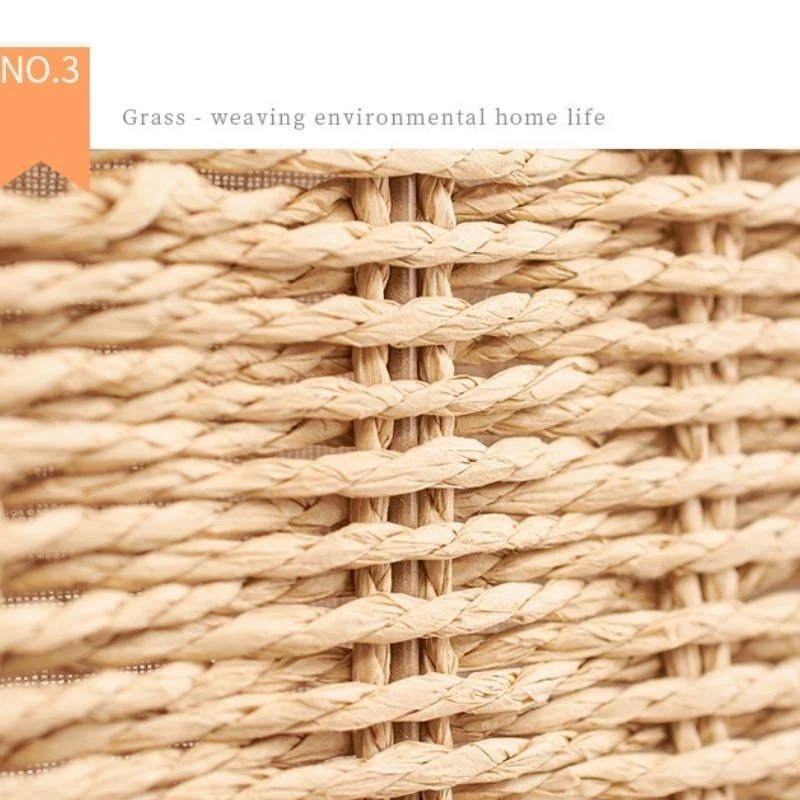 Woven Storage Baskets Metal and Rattan Organizer Storage Boxes with Cotton Lining Clothes Organizer Basket Bedroom Accessories