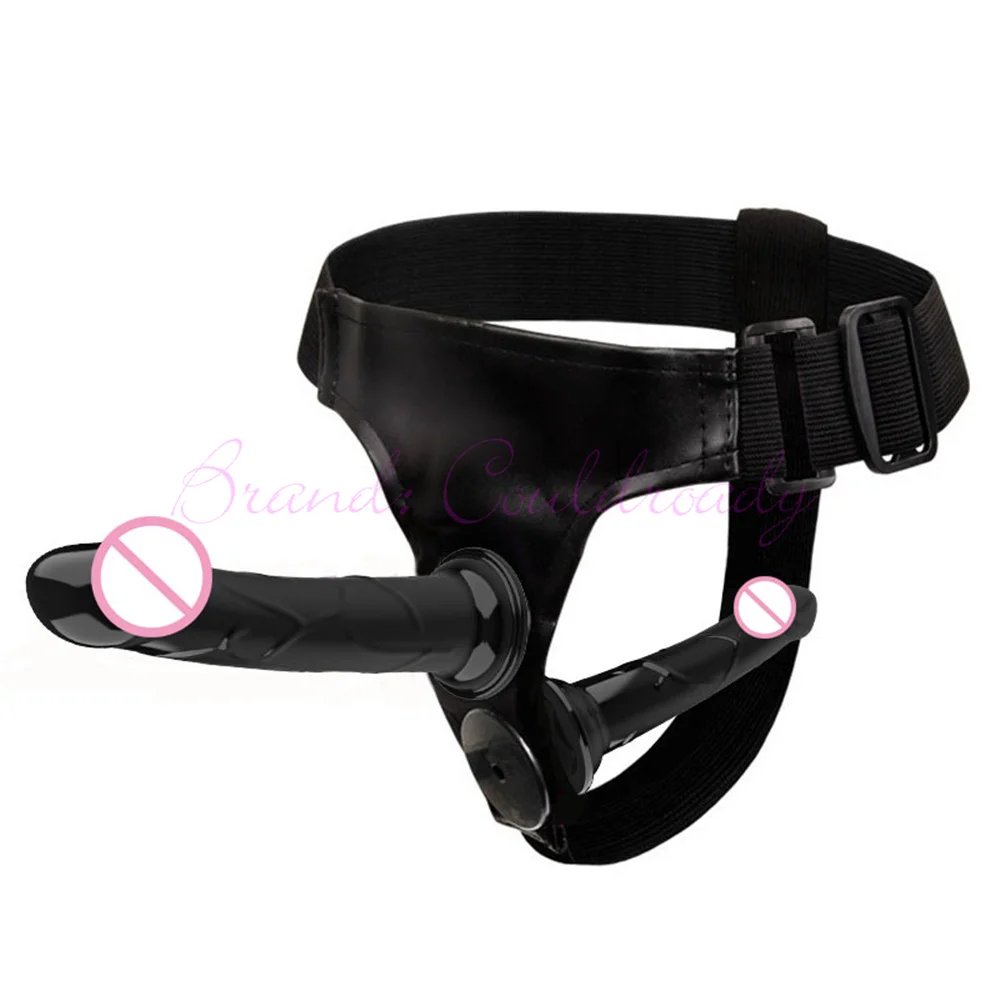 Double Penis Ended Strapon Ultra Elastic Harness Belt Strap On Dildo Adult Sex Toys for Woman Lesbian Couples Double Penis Ended Strapon Ultra Elastic Harness Belt Strap On Dildo Adult Sex Toys for Woman Lesbian Couples