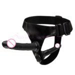 Double Penis Ended Strapon Ultra Elastic Harness Belt Strap On Dildo Adult Sex Toys for Woman Lesbian Couples - Image 2