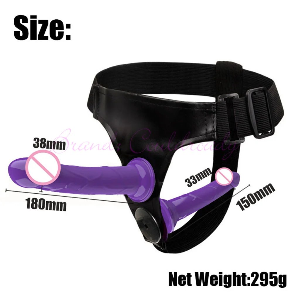 Double Penis Ended Strapon Ultra Elastic Harness Belt Strap On Dildo Adult Sex Toys for Woman Lesbian Couples Double Penis Ended Strapon Ultra Elastic Harness Belt Strap On Dildo Adult Sex Toys for Woman Lesbian Couples