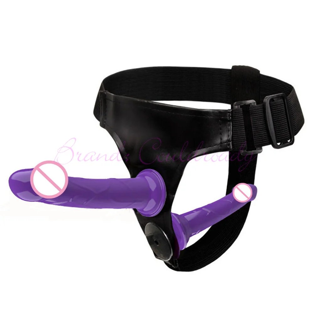 Double Penis Ended Strapon Ultra Elastic Harness Belt Strap On Dildo Adult Sex Toys for Woman Lesbian Couples Double Penis Ended Strapon Ultra Elastic Harness Belt Strap On Dildo Adult Sex Toys for Woman Lesbian Couples